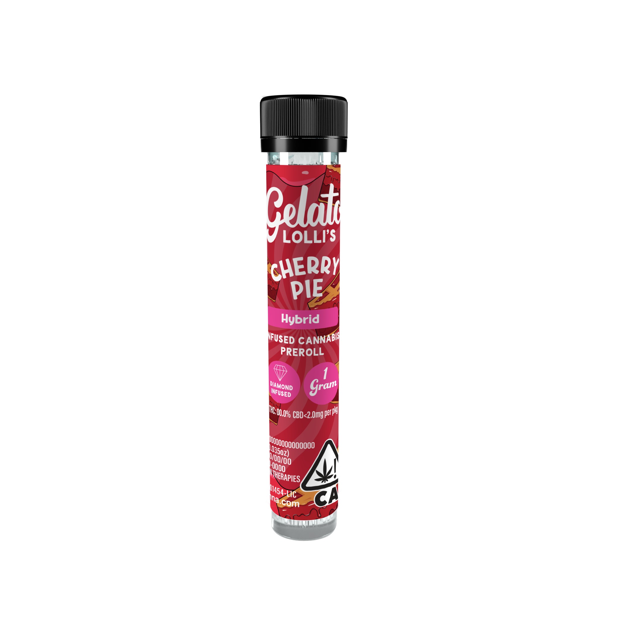 Gelato | 1G Infused Preroll | Lolli Cherry Pie | Single