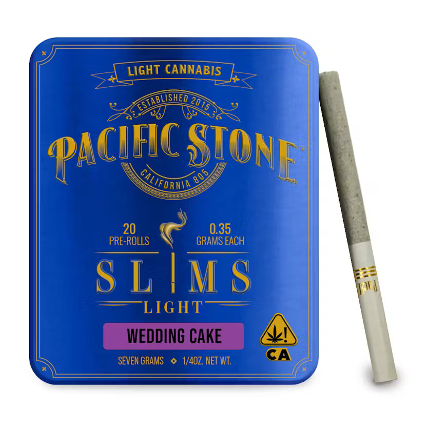 Pacific Stone | Slims Light | Wedding Cake | 7G 20PK