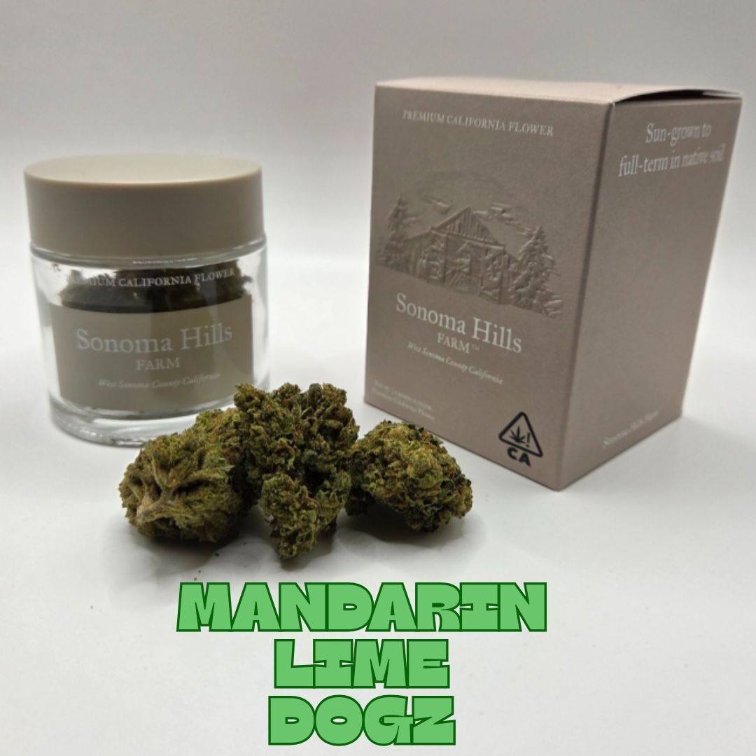 Sonoma Hills Farm | Mandarin Lime DOGZ | Hybrid | 3.5G Flower