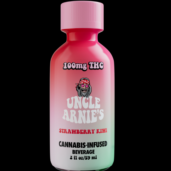 Uncle Arnie's | Strawberry Kiwi | 100MG 2 Oz Beverage