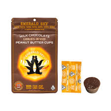 Emerald Sky | Milk Chocolate Peanut Butter Cups | Sativa | 20PK | 5MG THC