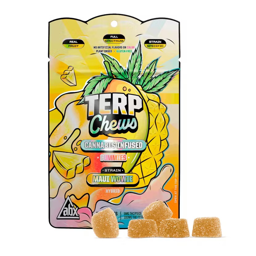 Abx | Terp Chews | Maui Wowie | 20CT | 100MG Per Package