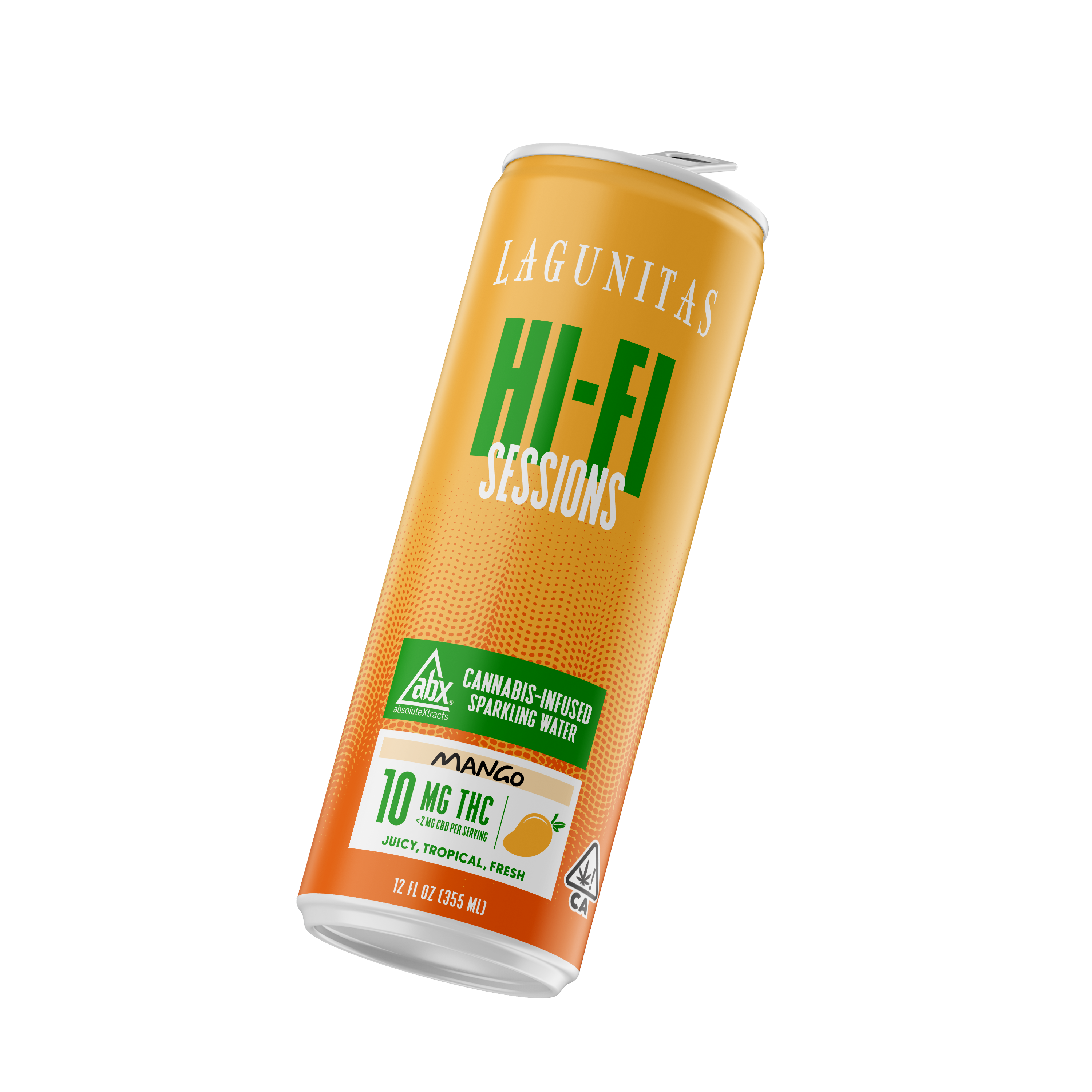 Lagunitas Hi-fi Sessions | Mango Sparkling Water | 10MG | Single