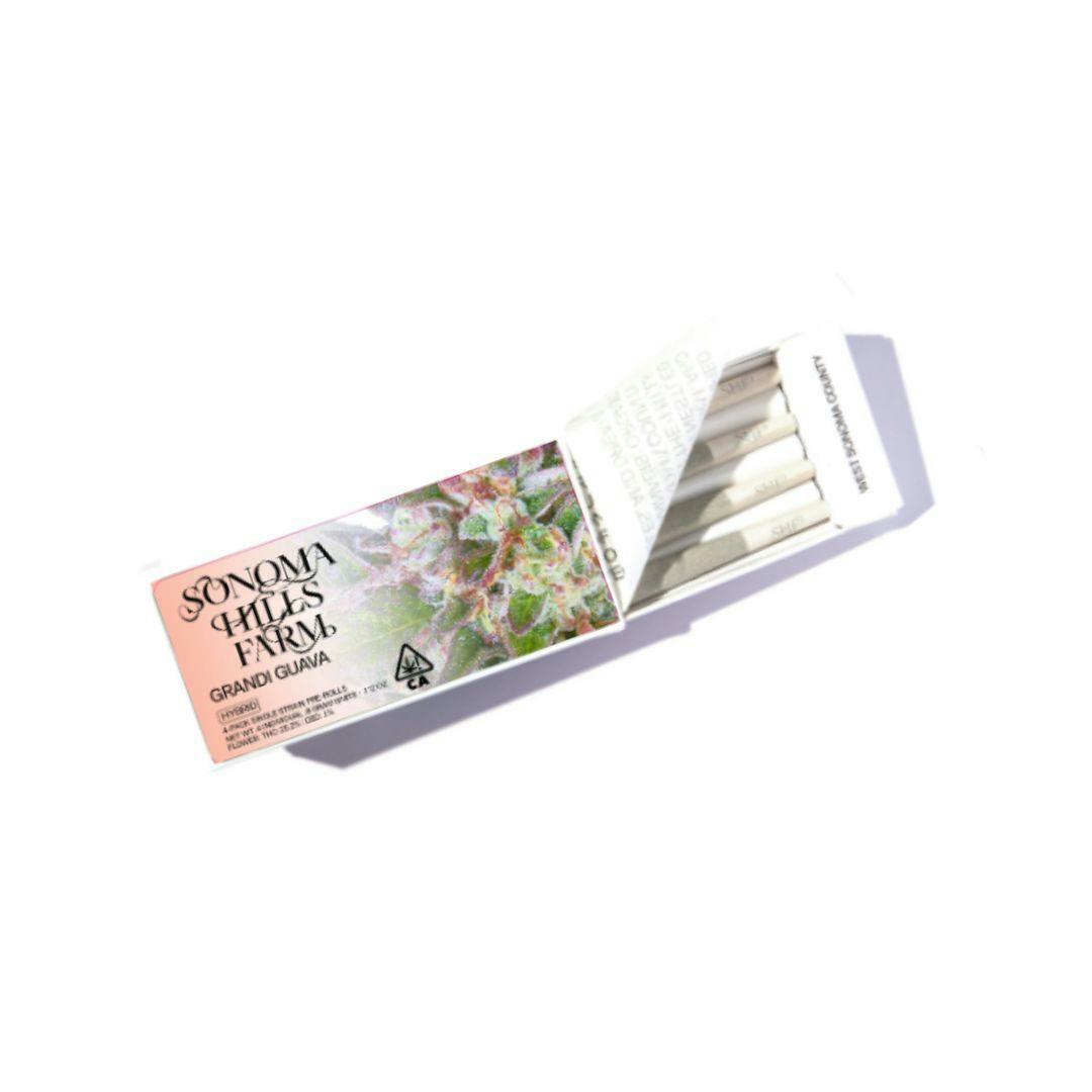 Sonoma Hills Farm | .8g Pre-roll | Grandi Guava  F | 4PK