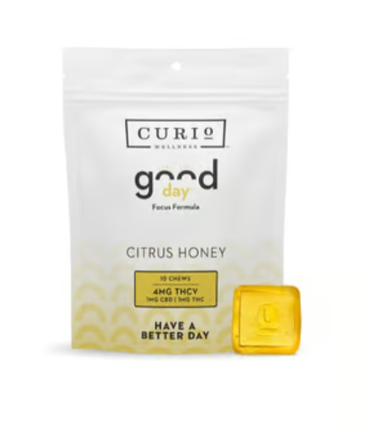 Good Day Citrus Honey | 4MG THCV | 1MG CBD : 1MG THC Chew