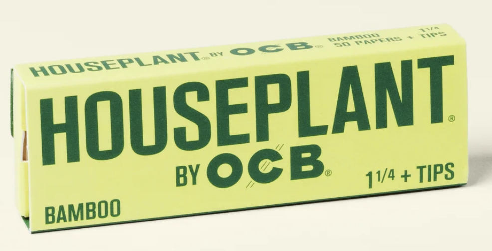 Ocb Houseplant | Bamboo | 50 Papers + Tips | 1 1/4 Size