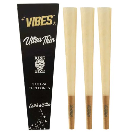 Ultra Thin | King Size Cones | 3PK