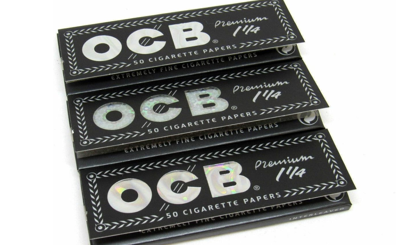 Ocb | Premium Rolling Paper + Tips | 50 Ct