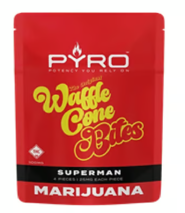 Waffle Cone 4PK | Superman |100mg
