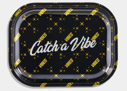 Catch A Vibe | Rolling Tray | Black