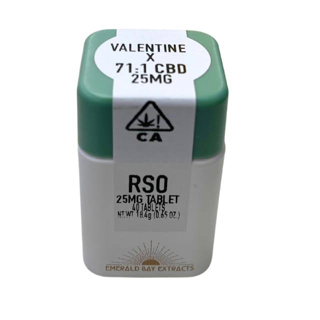 Valentine X  - 71:1 CBD Rso Tablets