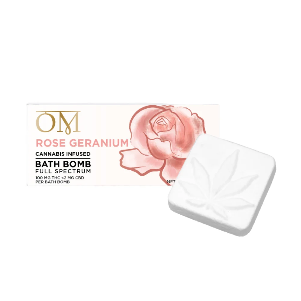 Rose Geranium - Rosin Bath Bomb 100MG