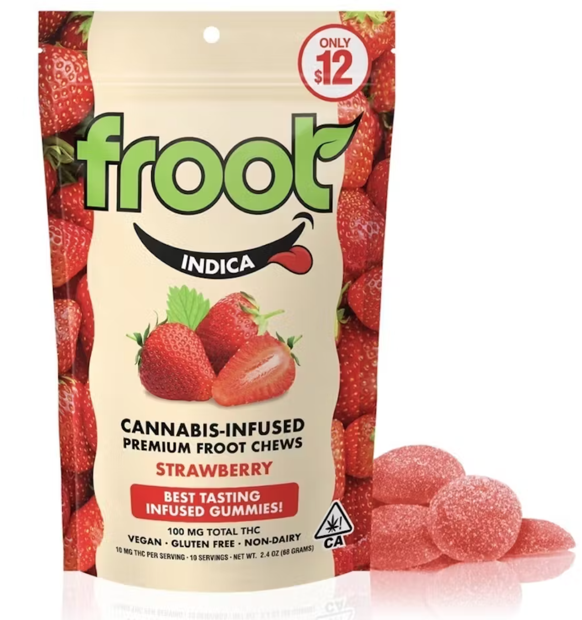 STRAWBERRY 10PK [100MG] – Premium Cannabis Products Near Me