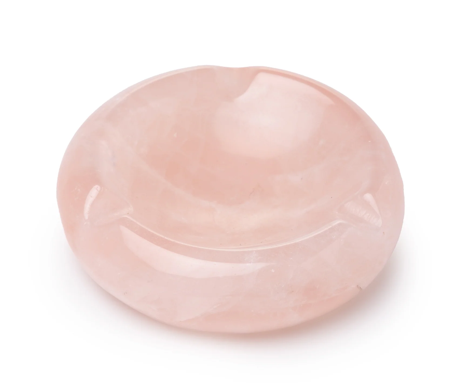 ASTRAL PROJECT - HALO ASHTRAY - ROSE QUARTZ