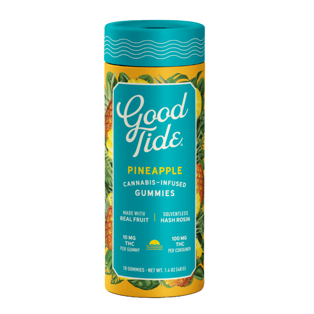 Good Tide - Pineapple Hash Rosin Infused Gummies 100MG