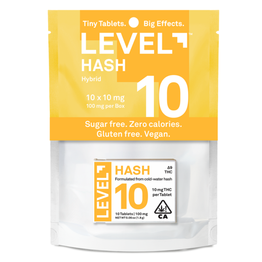 Level - Hash 10MG Tablets 100MG