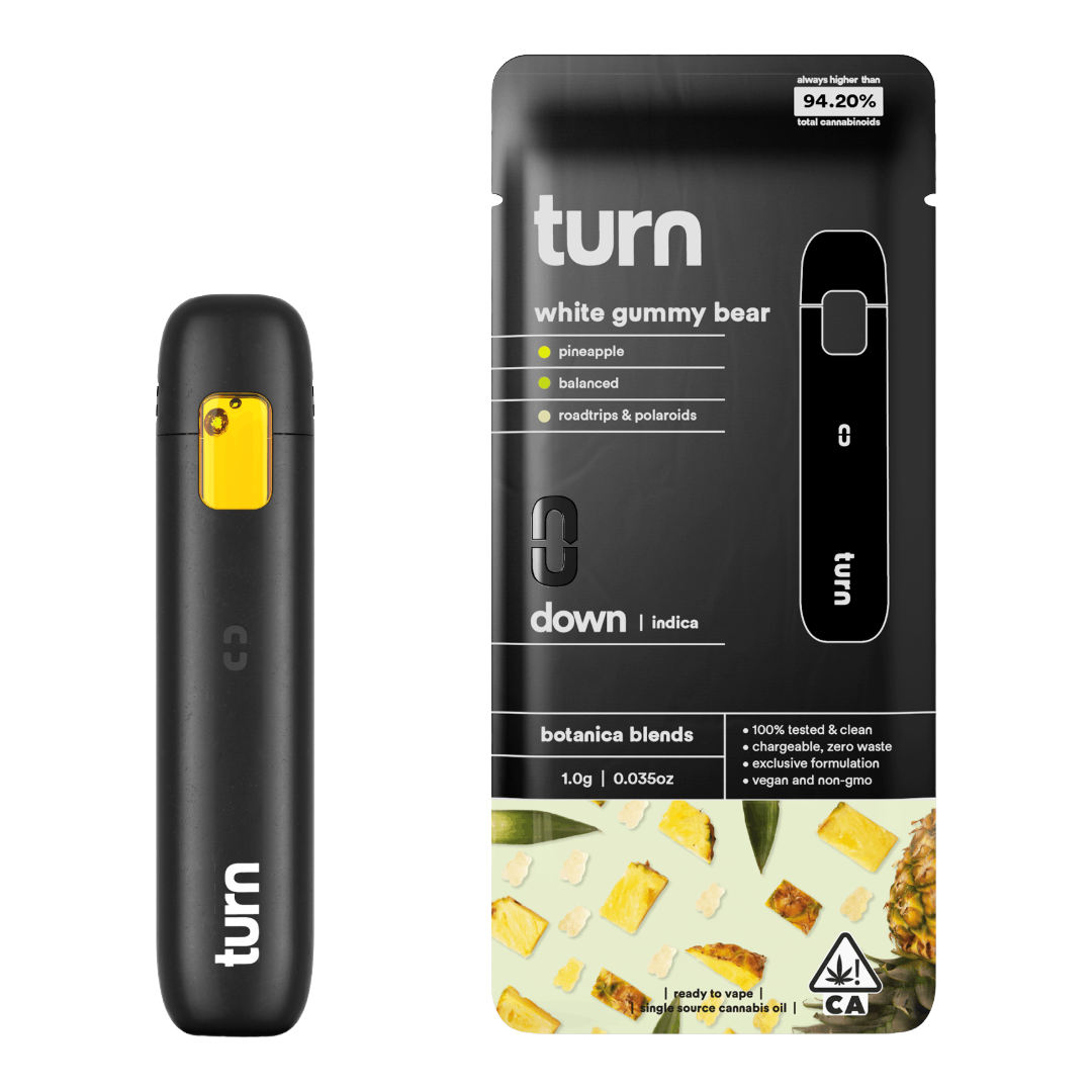 Turn - Down - White Gummy Bear 1000MG Ready To Use