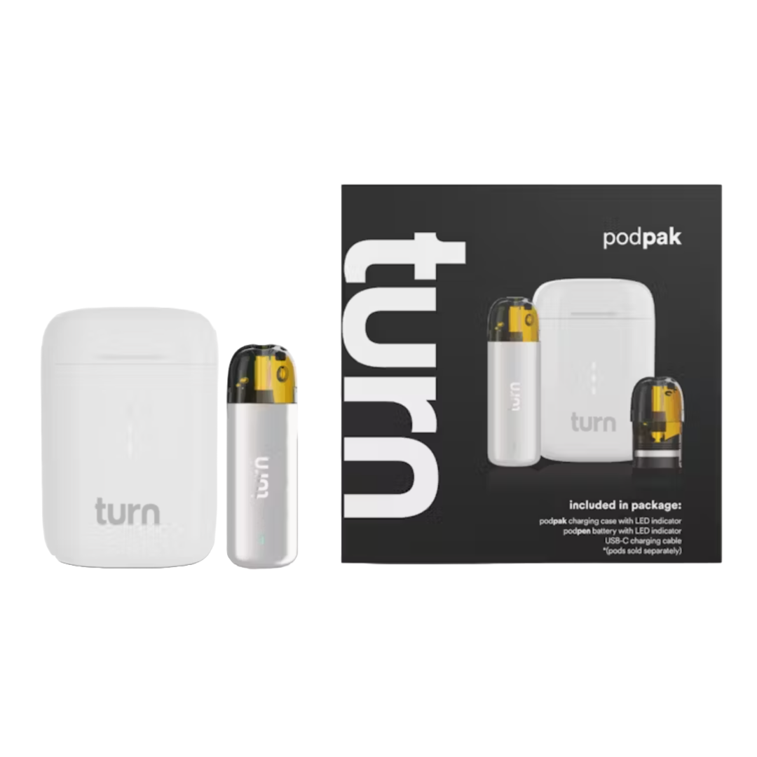 Turn - Podpak Battery/charging Case - White