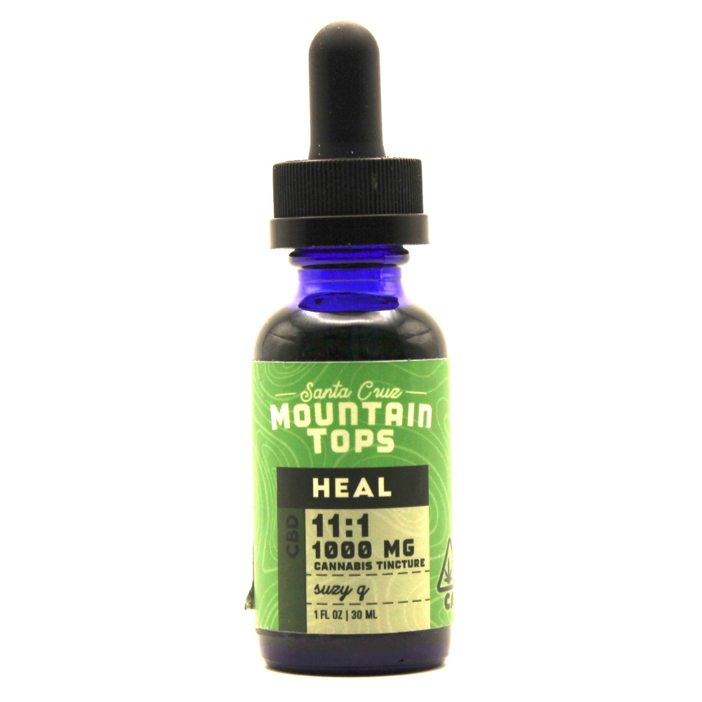Santa Cruz Mountain Tops - CBD Heal Suzy Q 11:1 CBD:THC Tincture 30ML