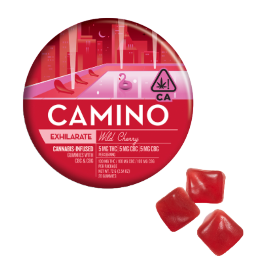 Camino - Wild Cherry Gummies THC:CBC:CBG 5:5:5