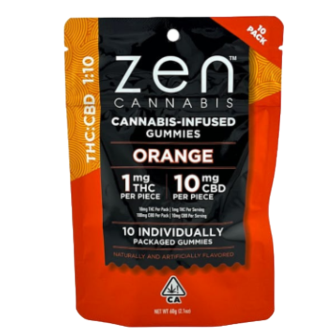 Zen - Orange 1:10 THC:CBD 10MG:100MG
