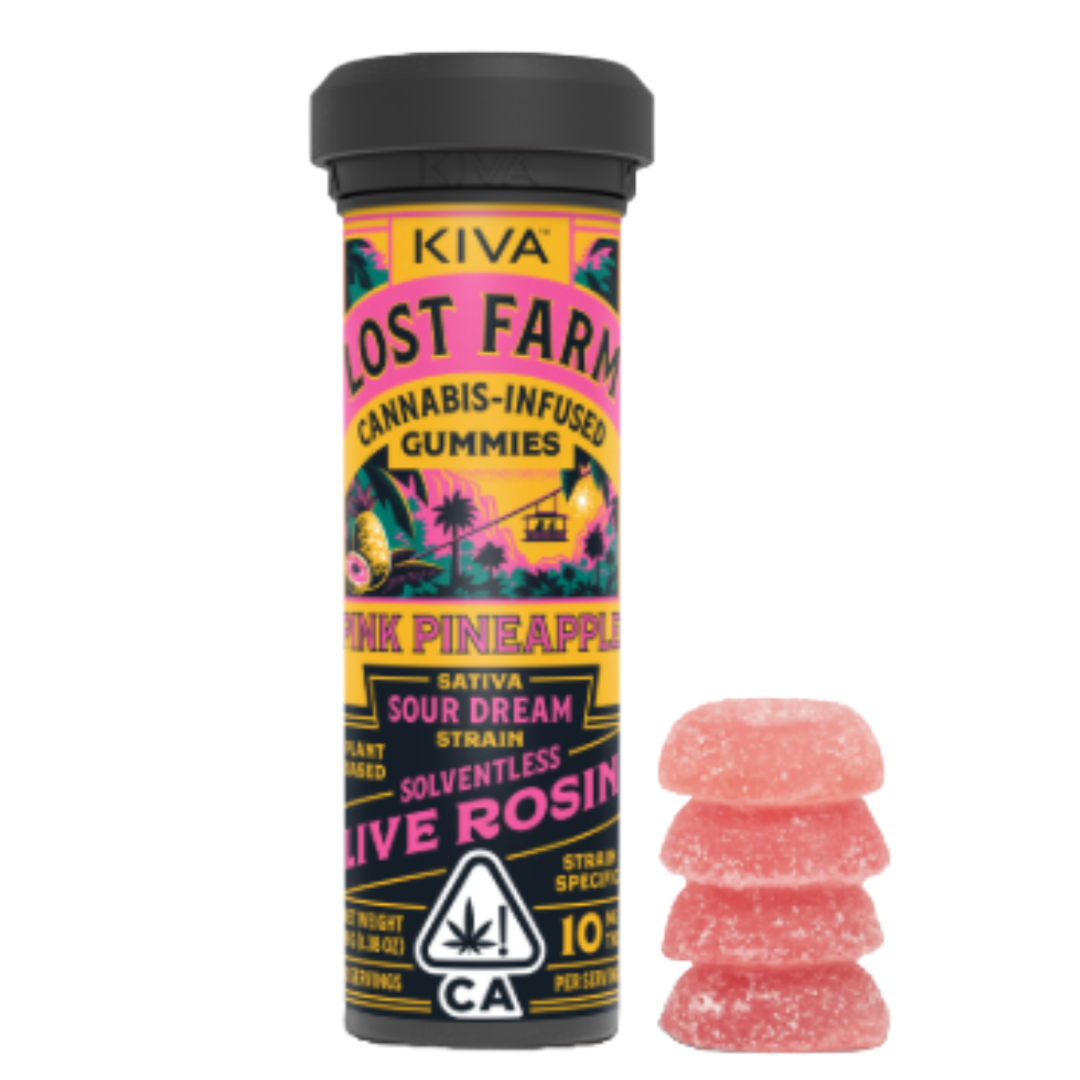 Lost Farm - Pink Pineapple Rosin Gummies 100MG