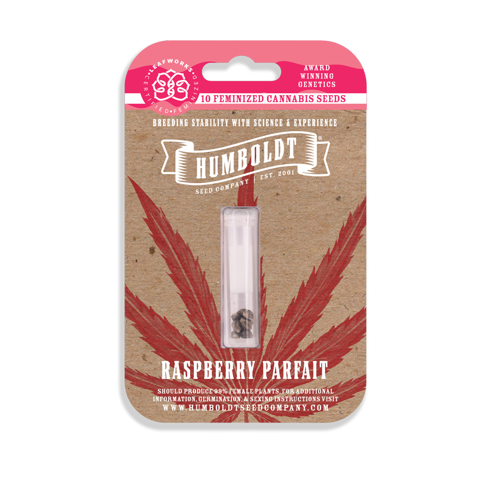 Humboldt Seed Company - Raspberry Parfait Feminized Seeds 10 Pack