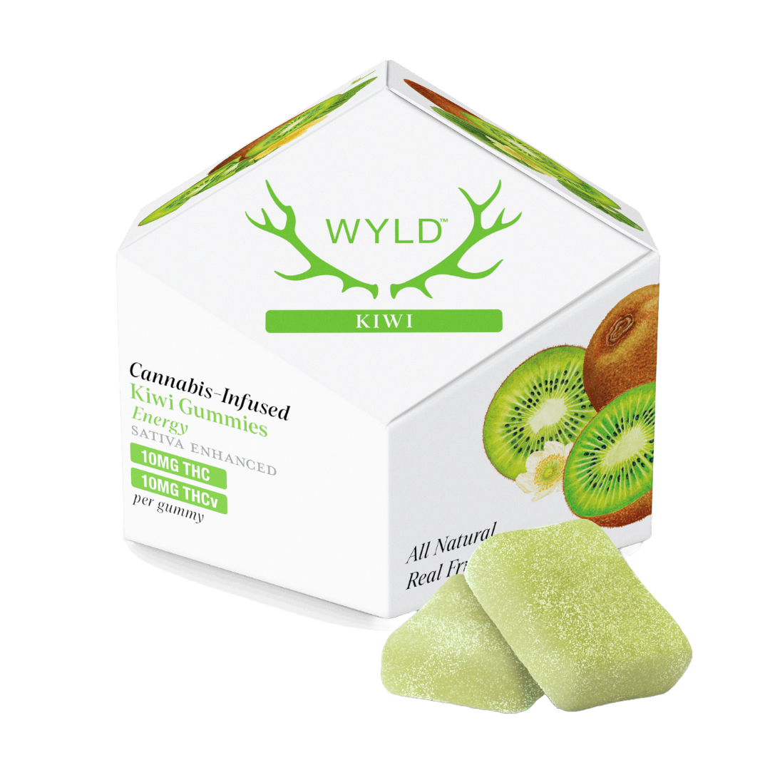 Wyld - Kiwi Gummies 1:1 THC:THCV 100MG