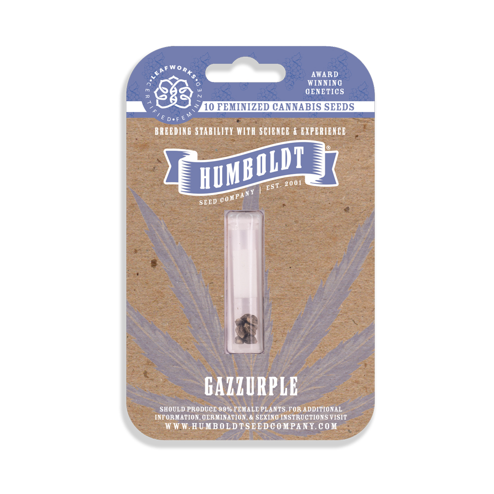 Humboldt Seed Company - Gazzurple Feminized Seeds 10 Pack