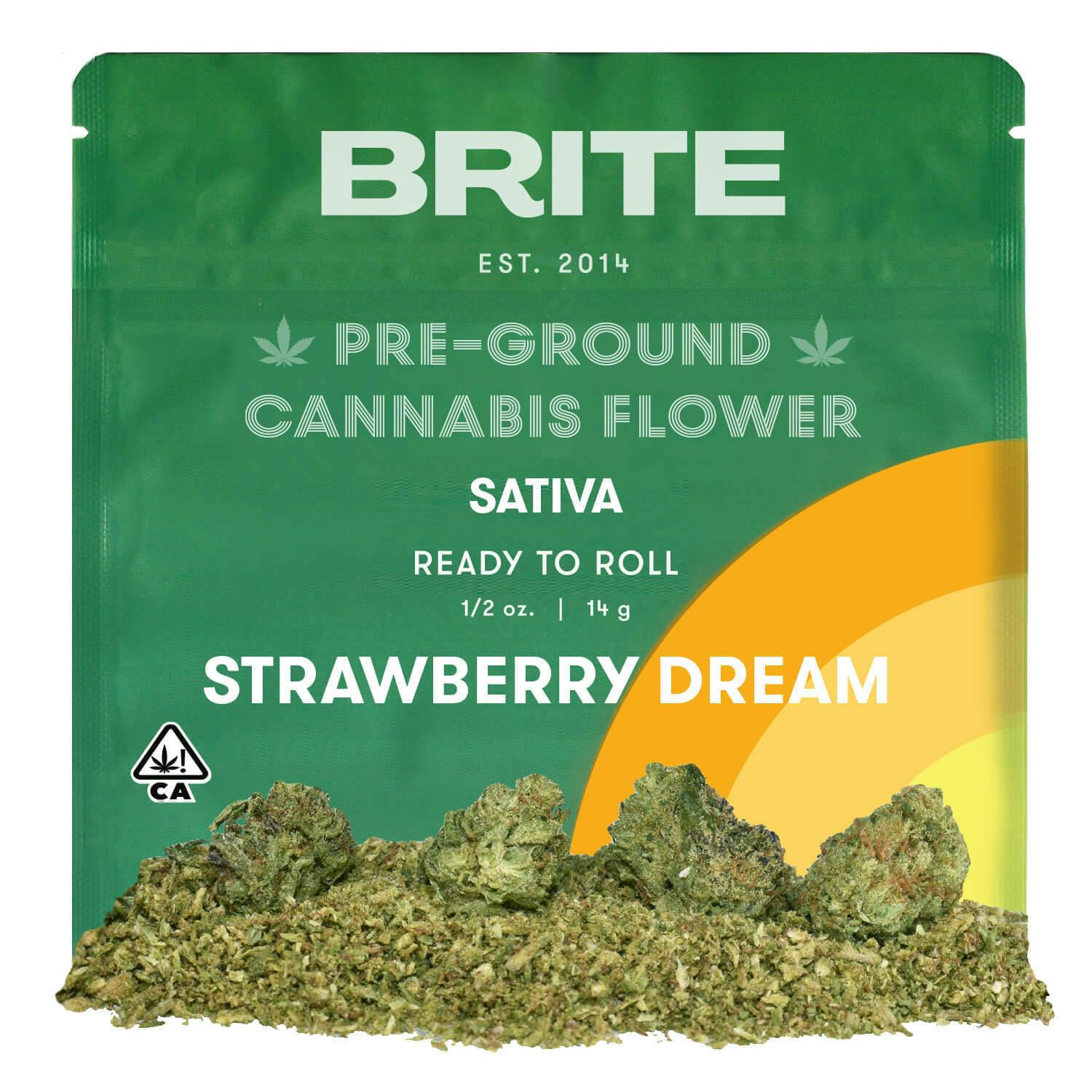 Brite Labs - Strawberry Dream Pre-ground Flower 14G