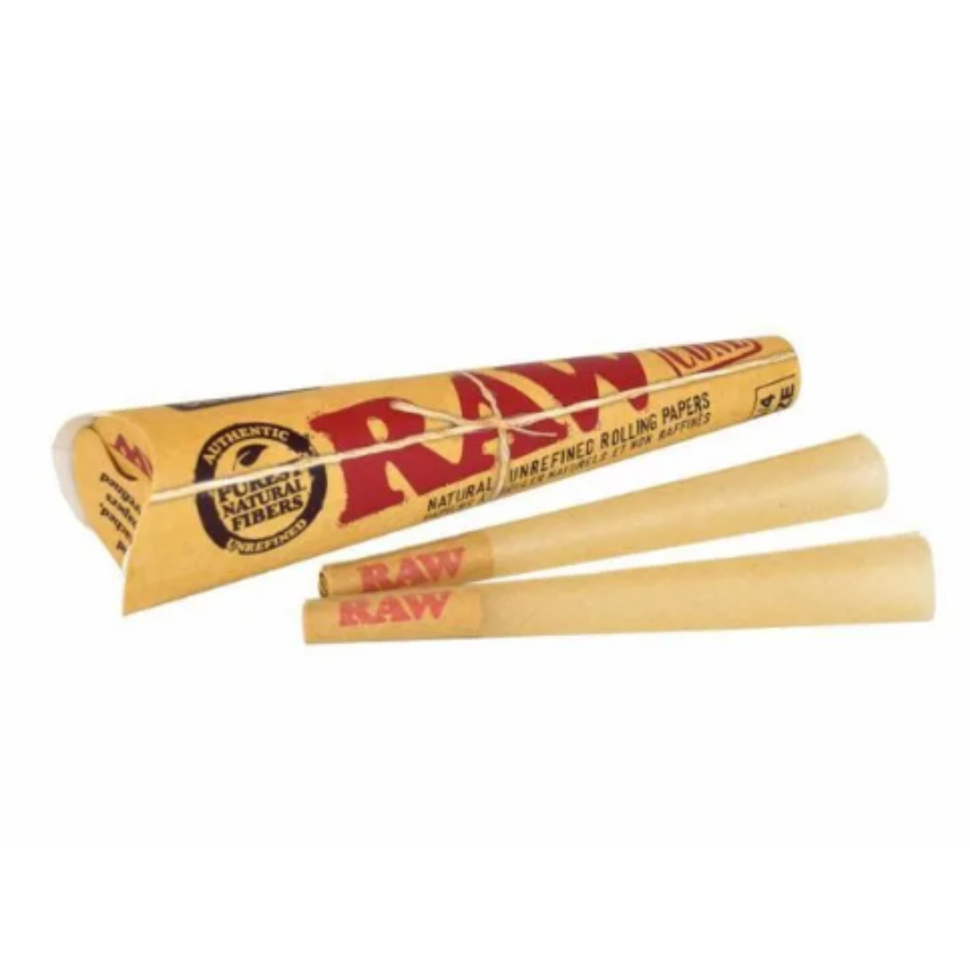 RAW - ORGANIC CONES 6 PACK 1 1/4