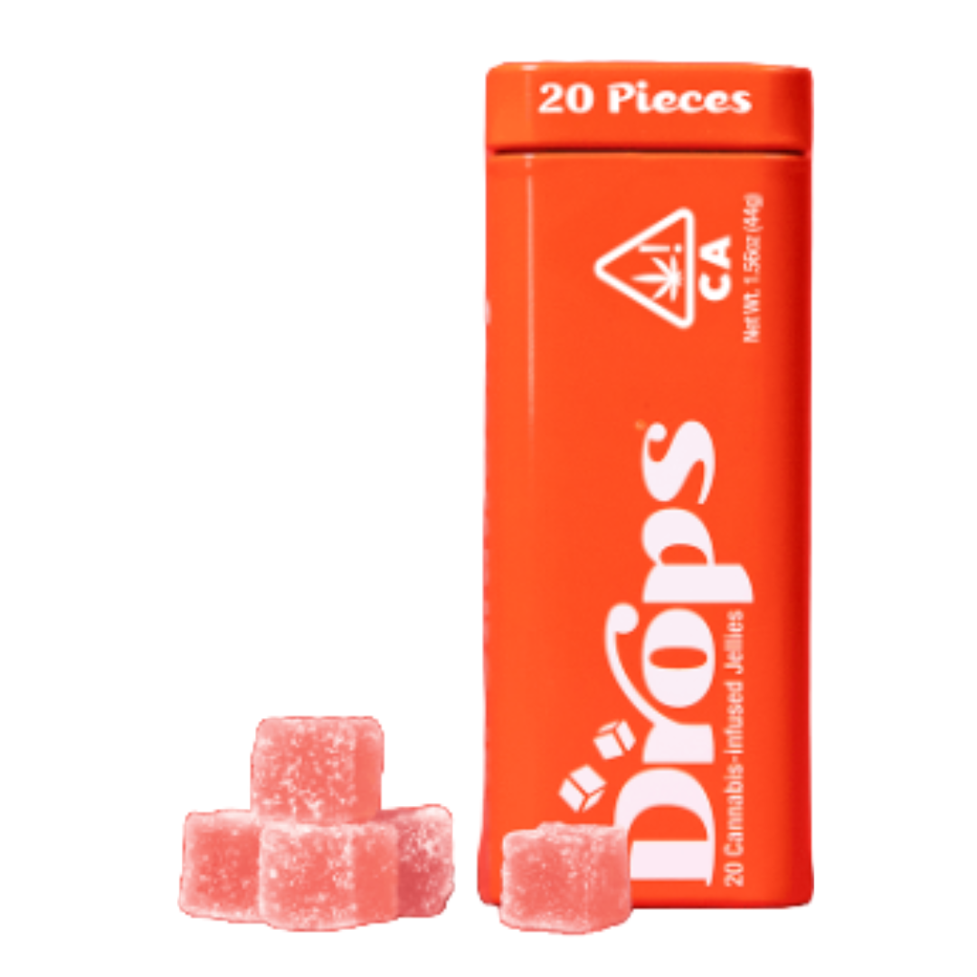 Drops - Strawberry Pure Energy 1:1:2 (THC : CBD : THCV) 20 Pack