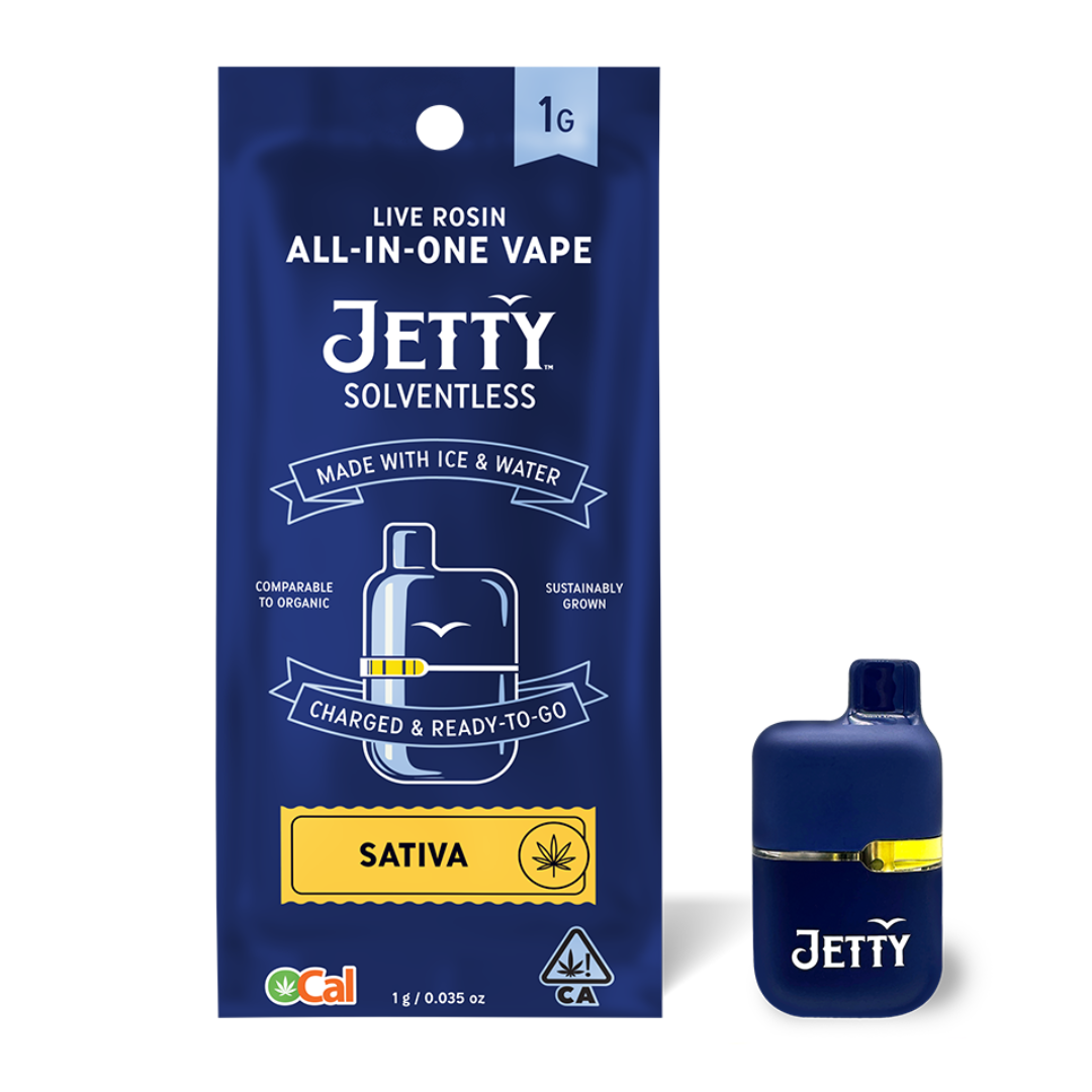 Jetty Extracts - Mini Tank - Tangerine Fizz Solventless Ready To Use 1000MG
