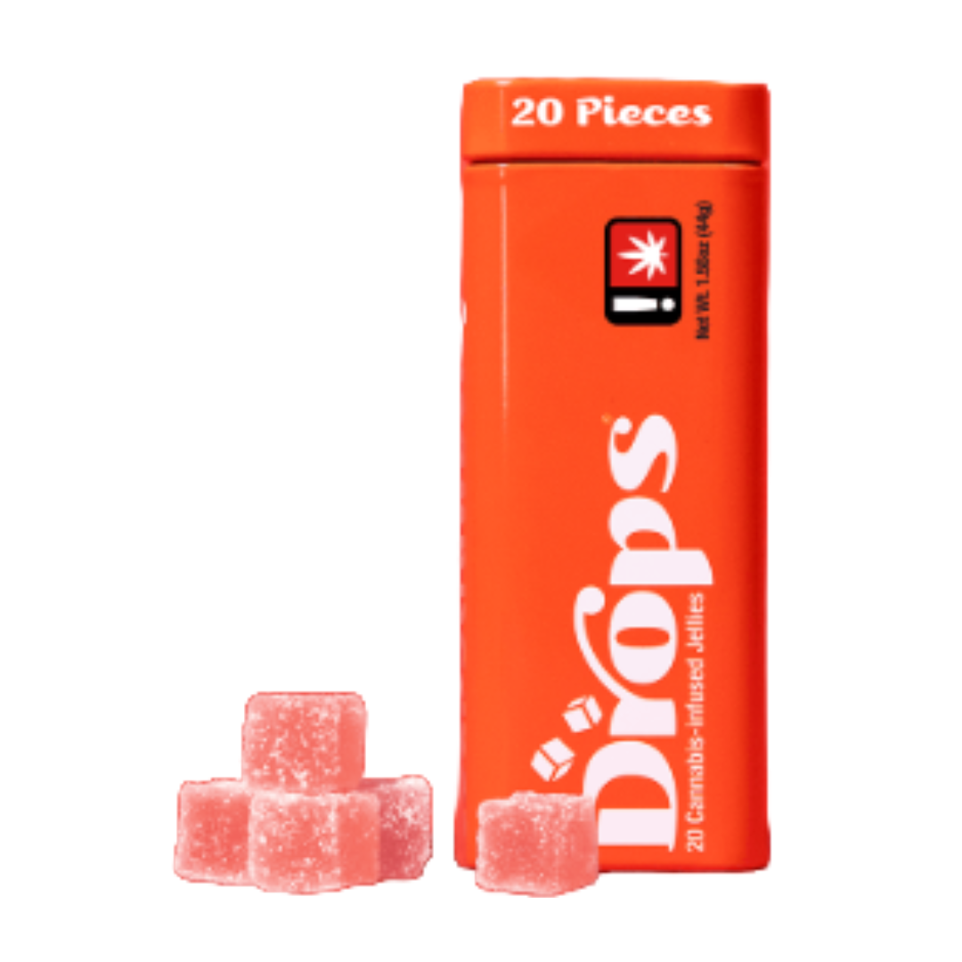 Drops - Strawberry Pure Energy 1:1:2 (THC : CBD : THCV) Single