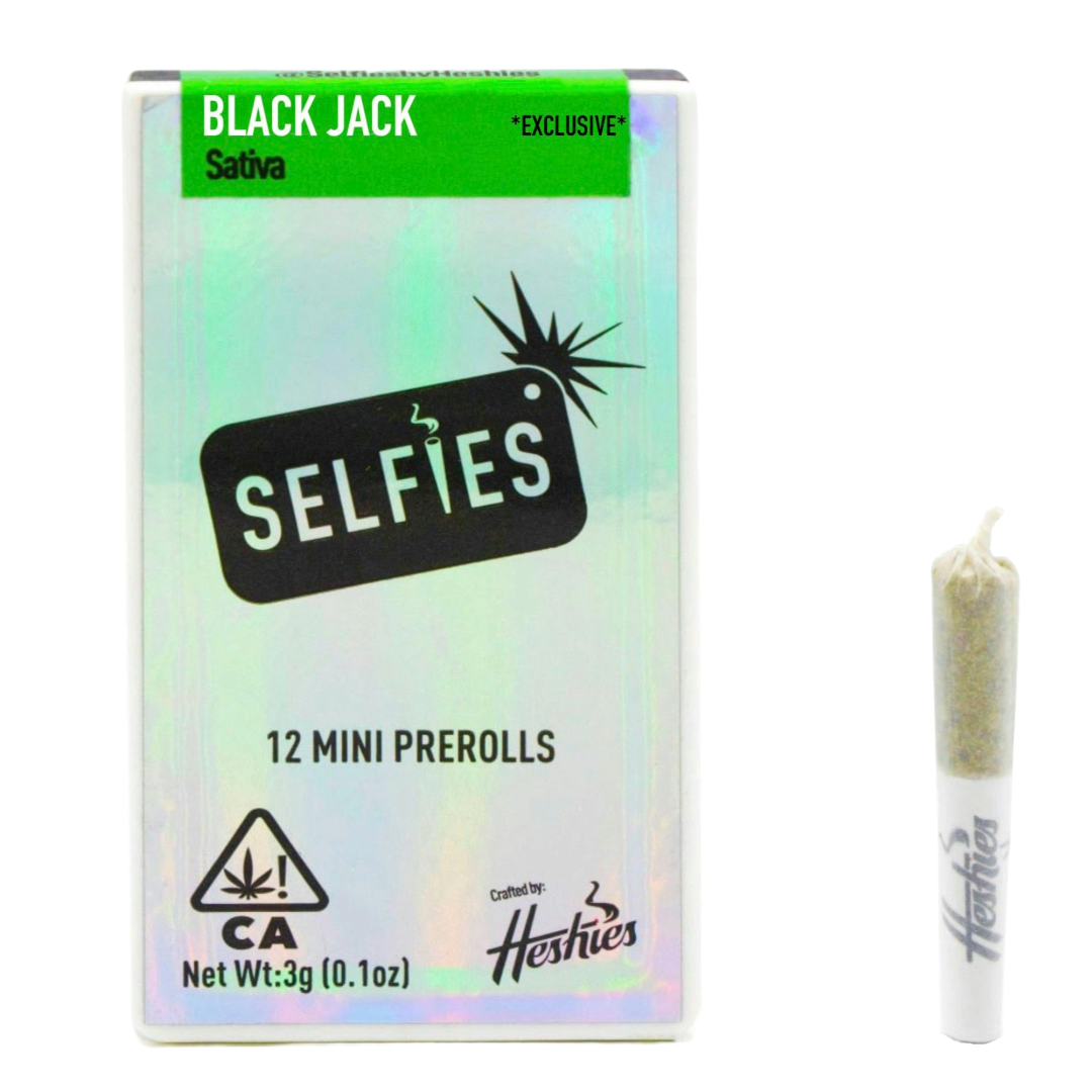 Heshies- Selfies - Black Jack 12 Pack 3G
