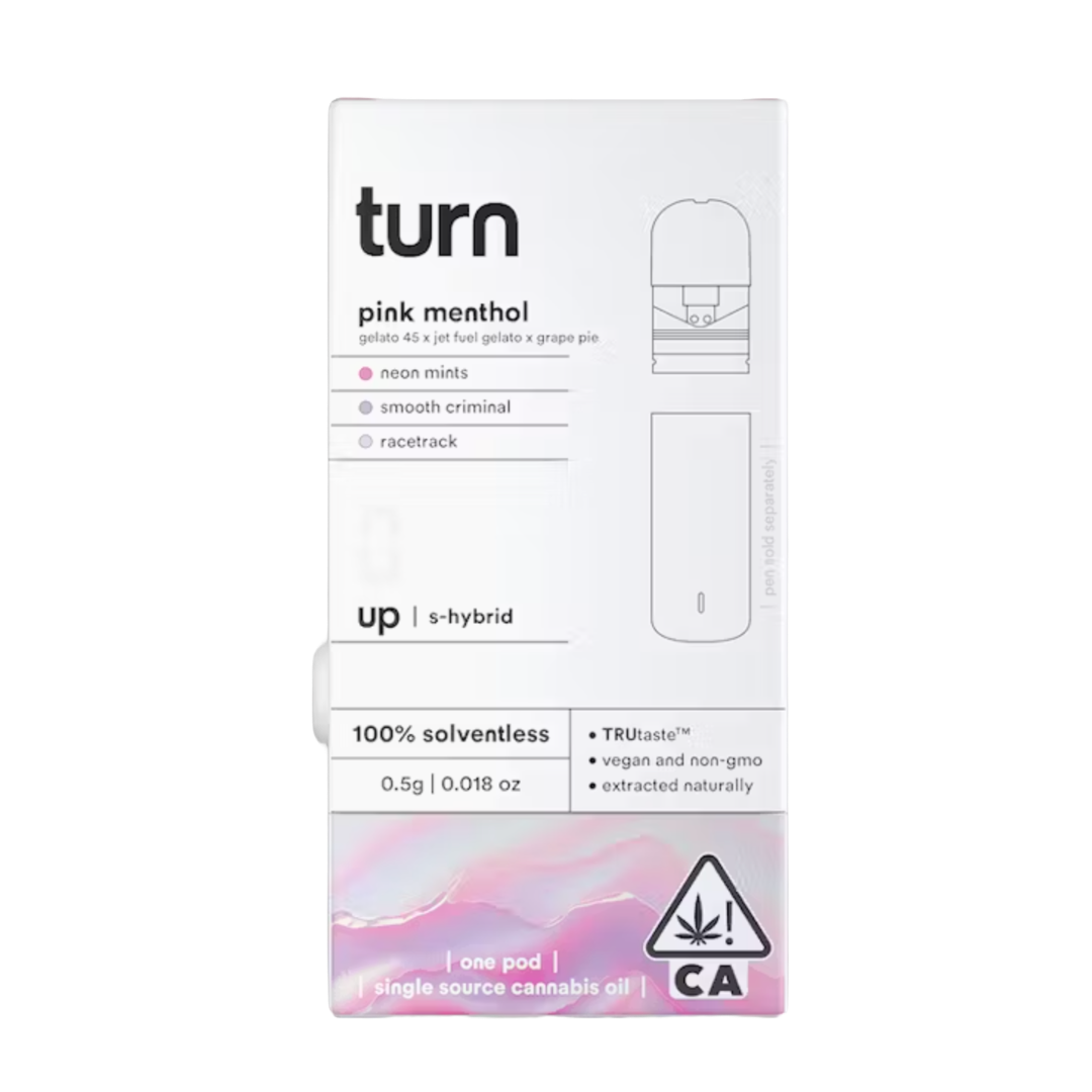 Turn - Up - Pink Menthol Solventless 500MG