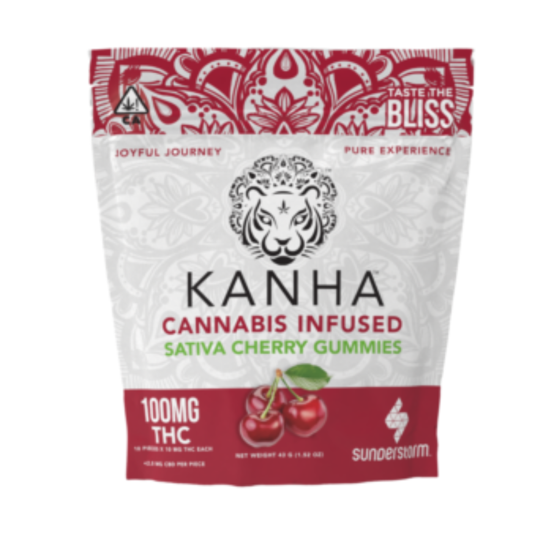 Kanha - Sativa Cherry Gummies 100MG