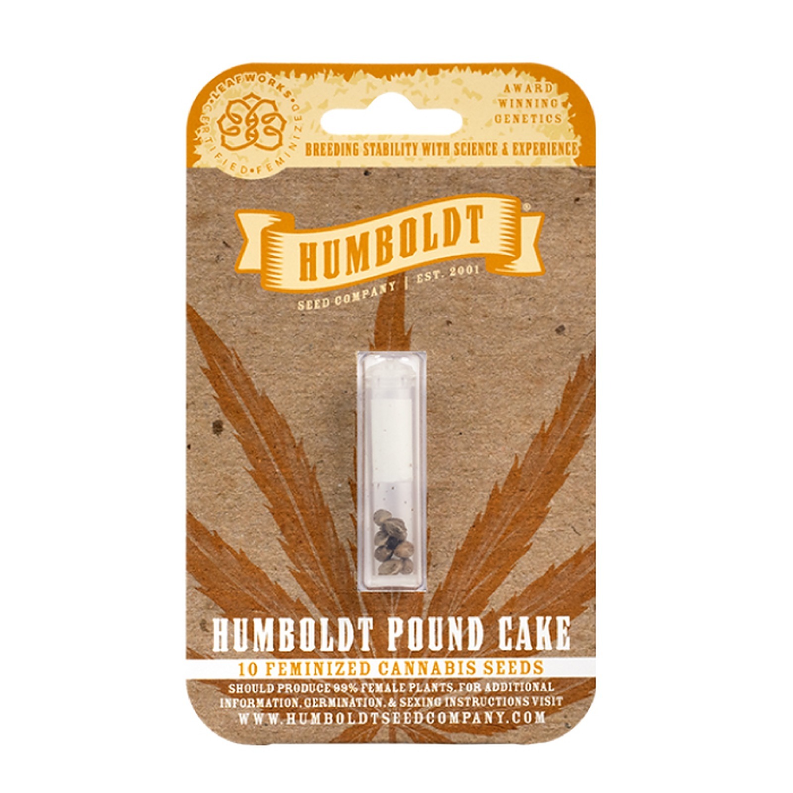 Humboldt Seed Company - Humboldt Pound Cake Feminized Seeds 10 Pack