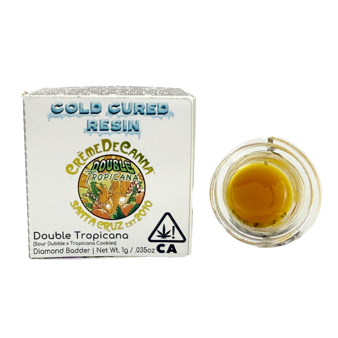 Creme De Canna - Double Tropicana Cured Resin Diamond Badder 1G