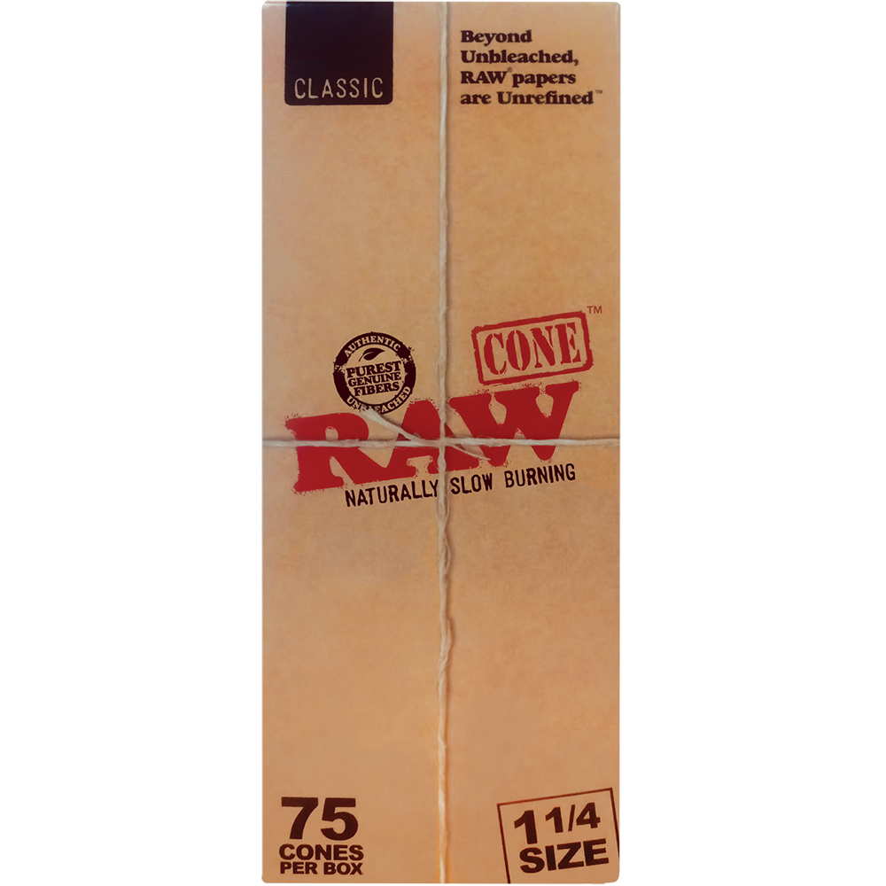 Raw - Classic Cones - 1 1/4 - 75PK