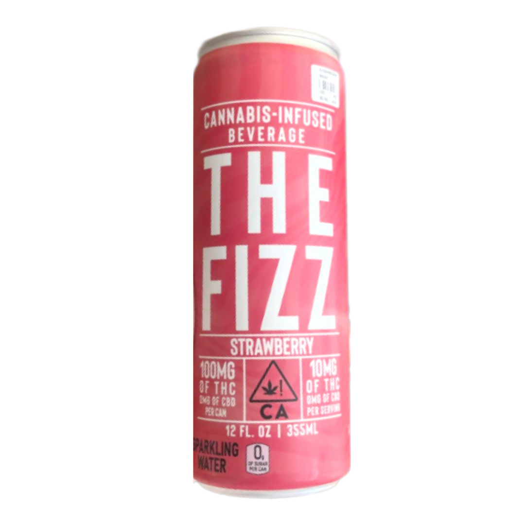 Manzanita Naturals - The Fizz Strawberry Sparkling Water 100MG