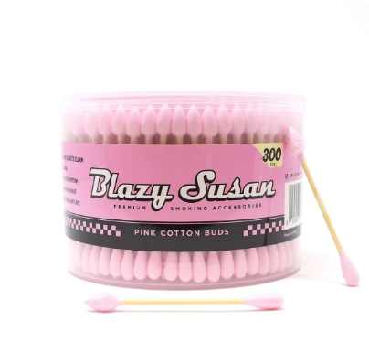 Blazy Susan - Cotton Buds 300 Pack - Pink