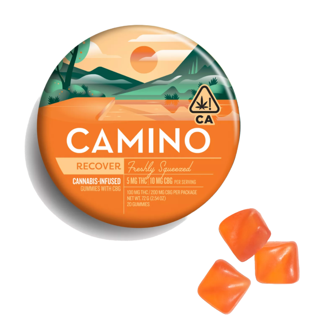 Camino-  Freshly Squeezed THC:CBG 1:2 Gummies