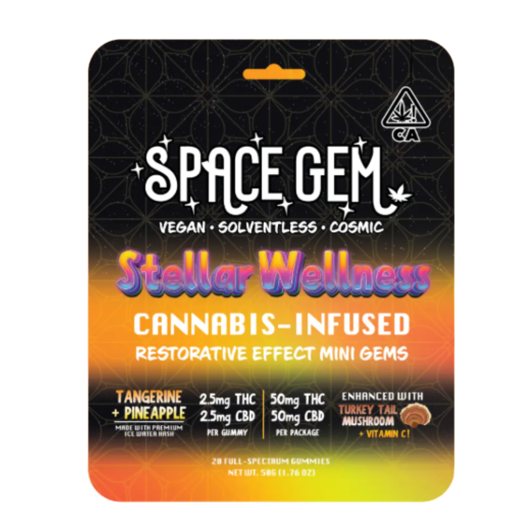 Space Gem - Flying Saucer - Sour Tangerine Gummy 100MG