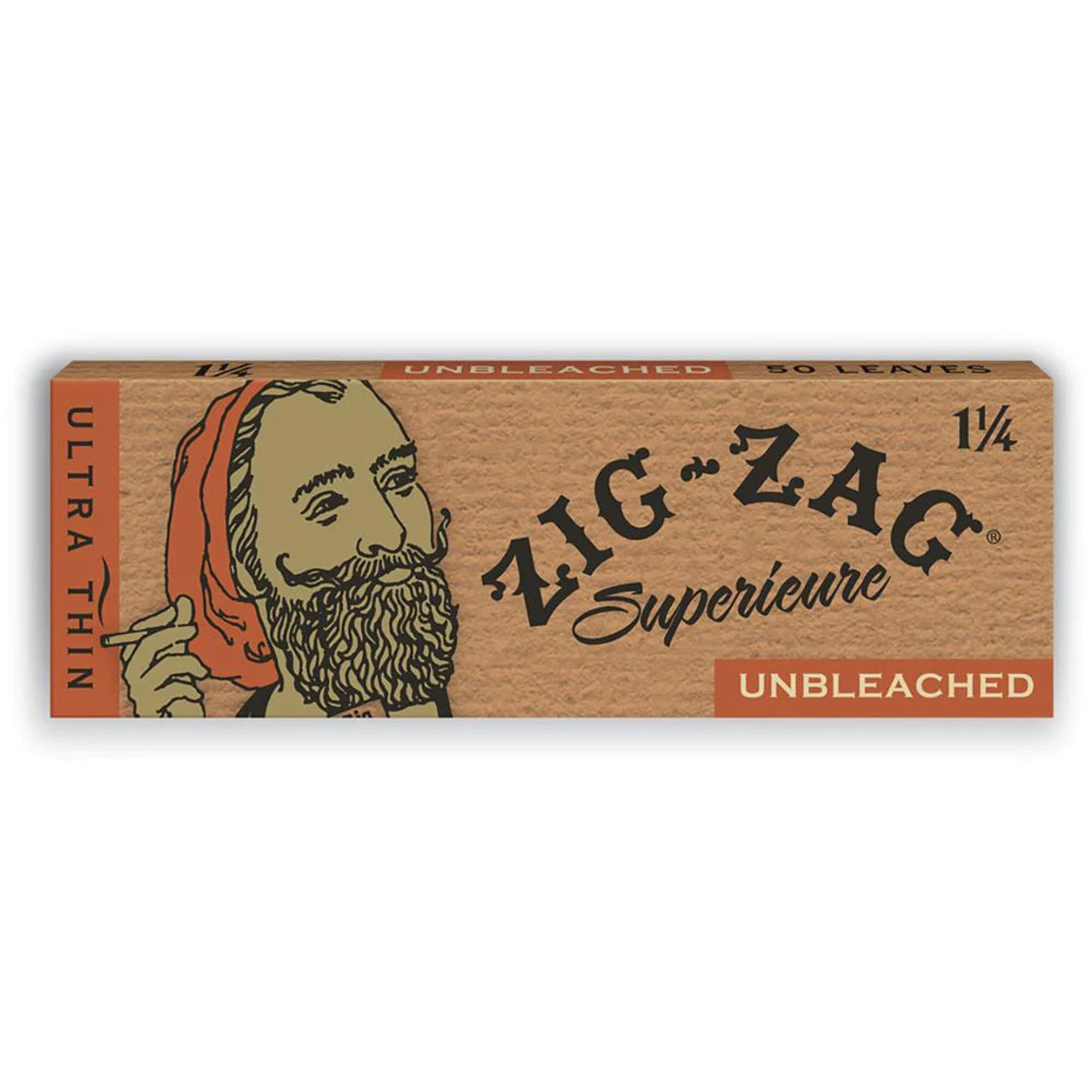 ZIG ZAG - UNBLEACHED ROLLING PAPERS 1 1/4