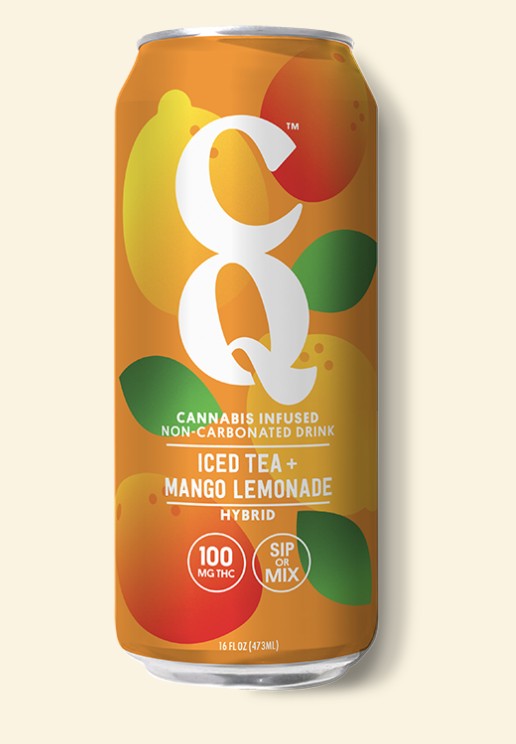 CQ Drinks: Iced Tea - Mango Lemonade - - Cannabis Quencher