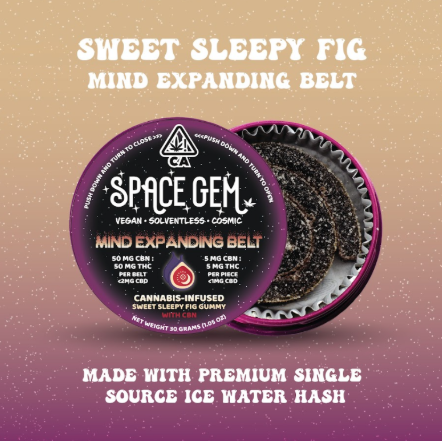 Space Gem: Sweet Sleepy Fig - Mind Expanding - Belt - - Space Gem