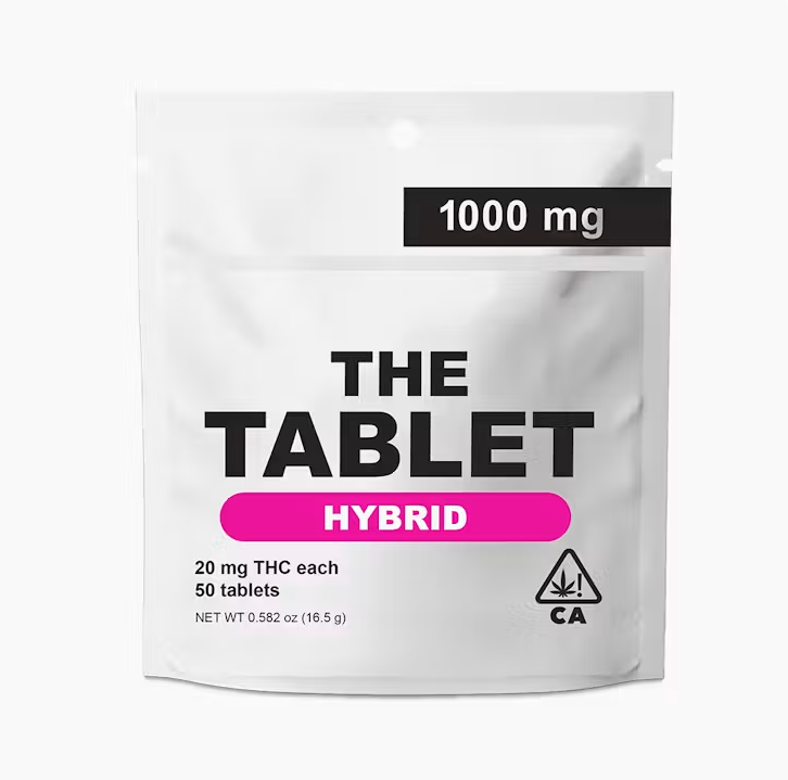 THE TABLET: Hybrid - THC Tablets - 1000mg - 50 Pack
