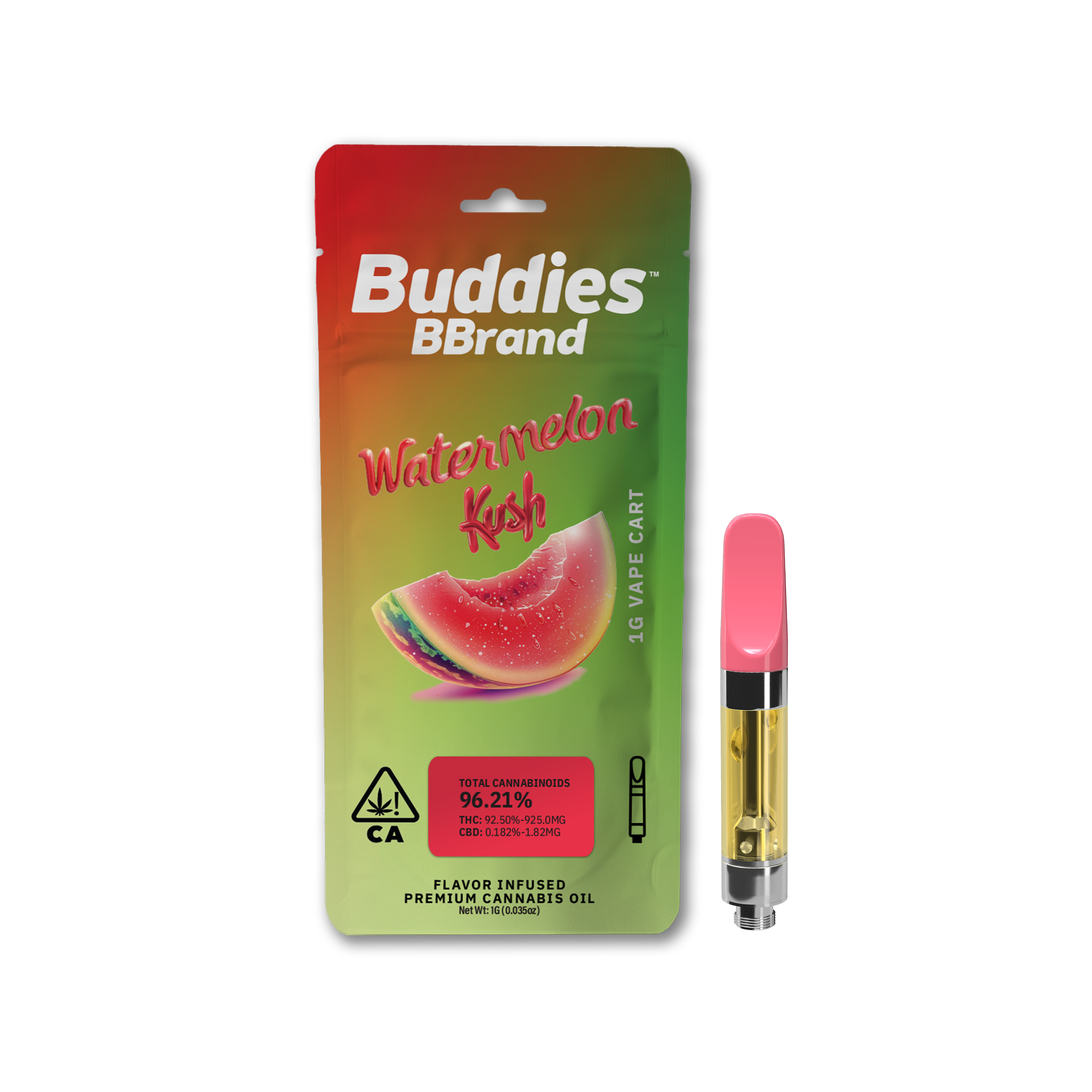 Buddies Brand: Watermelon Kush - - Buddies Flavor