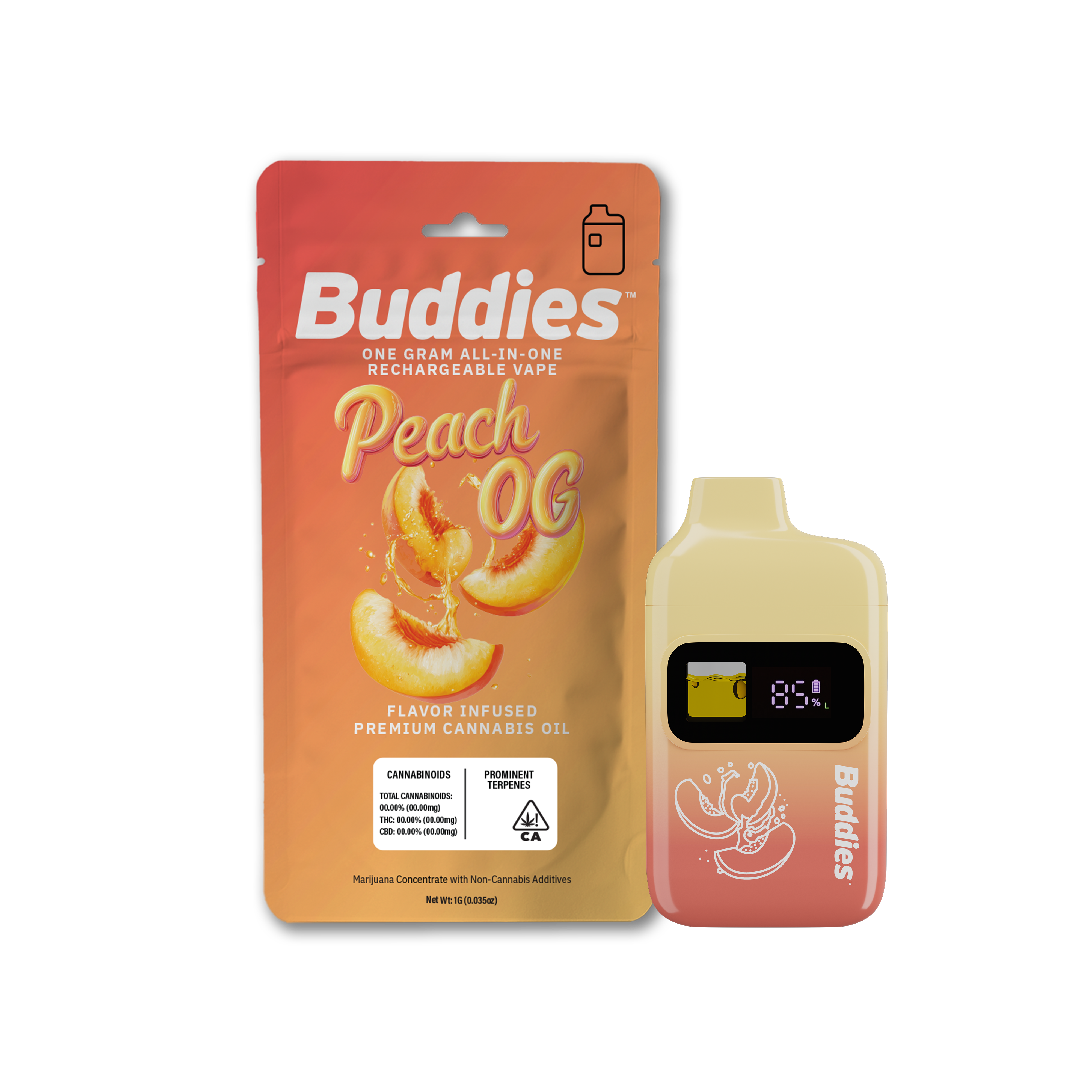Buddies Brand: Peach OG